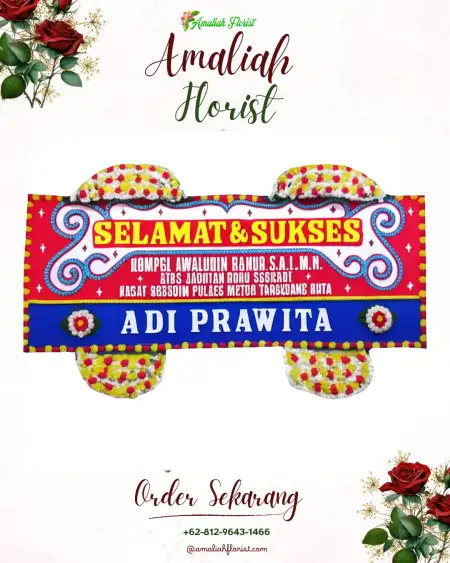 Papan Bunga Ucapan Selamat Ketintang